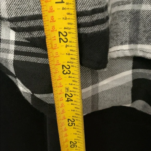 Plaid Button-Up Hoodie - Picture 9 of 12